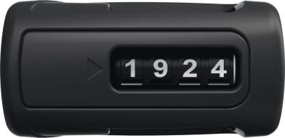 Abus Faltschloss Bordo Big Combo 6000C/120 Code mit Halter SH 6000/120 schwarz  Produktbild 1