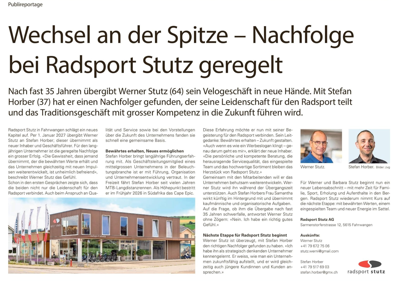  - Radsport Stutz